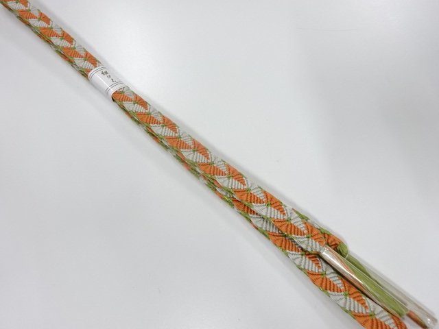 大特価品　未使用品　正絹　有職組紐　手組帯締め